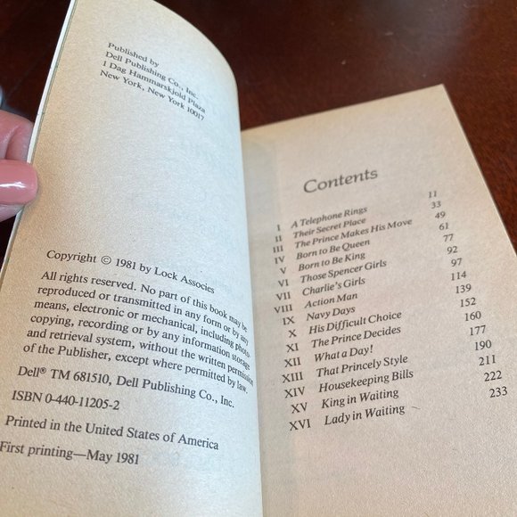 Charles & Diana Paperback by Janice Dunlop (Dell Paperback) - Picture 8 of 16